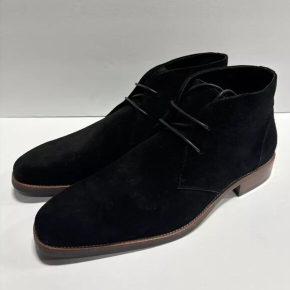 Men's Black Chukka Boots - Picture 5 of 7